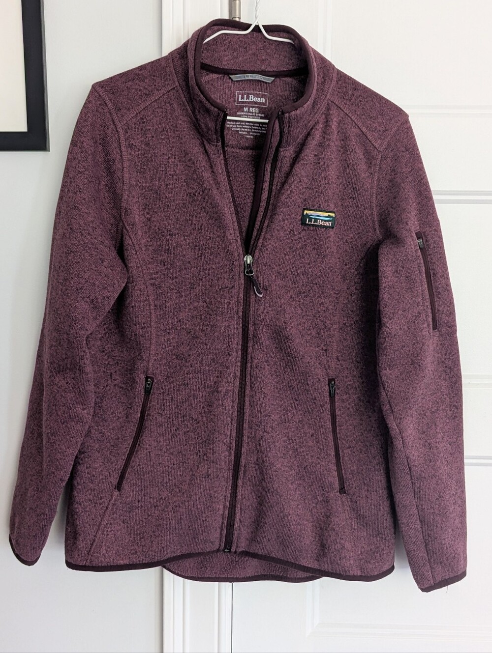 L.L. Bean Women's Full-Zip Sweater Fleece Jacket